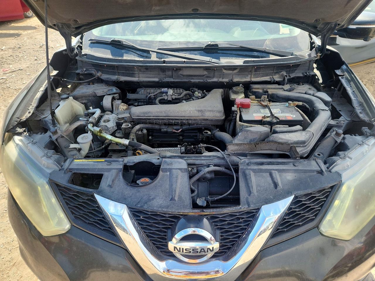 2014 Nissan Rogue Sv Серый vin: 5N1AT2MT7EC780463