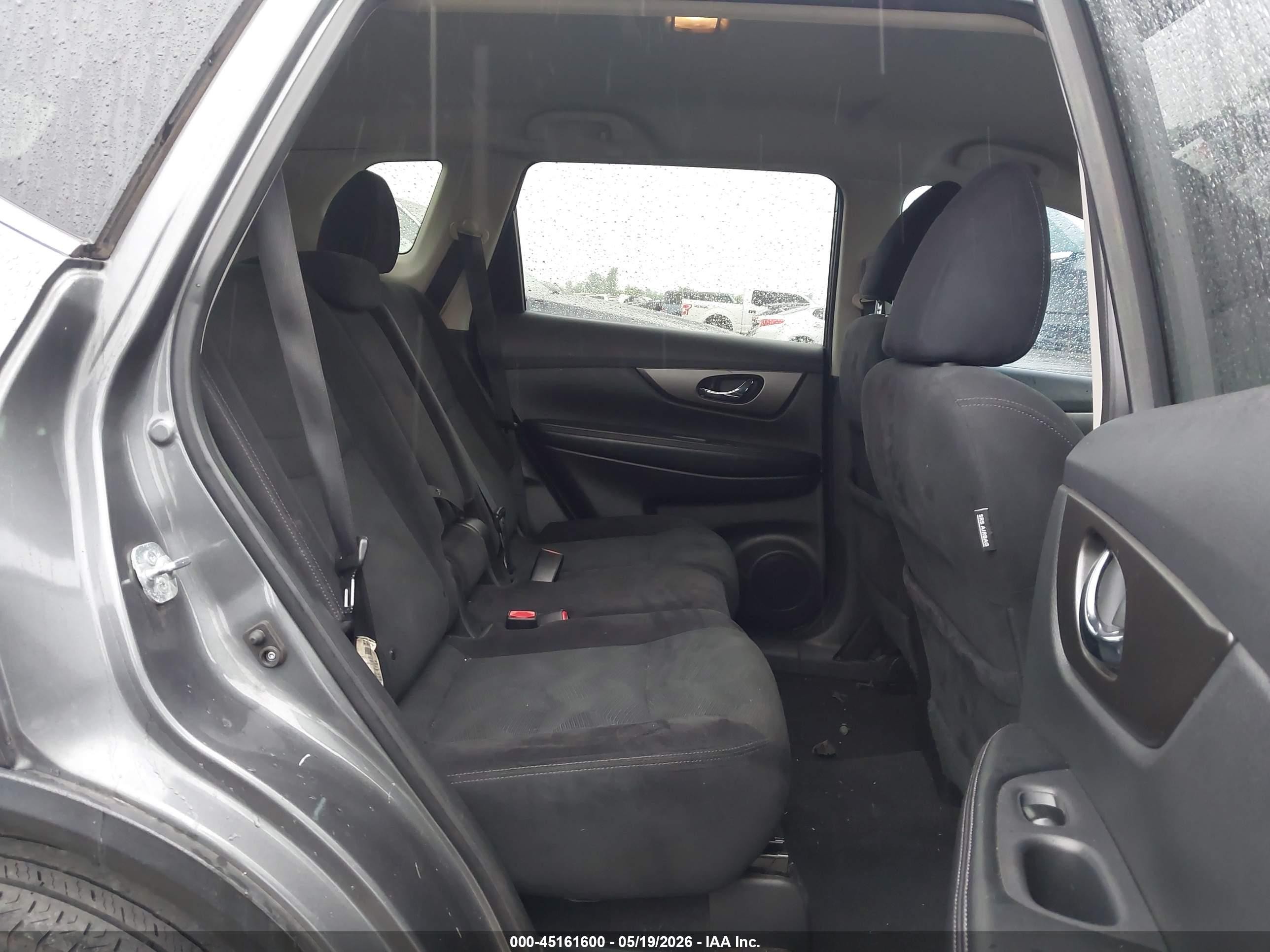 2014 Nissan Rogue Sv Gray vin: 5N1AT2MT7EC814787
