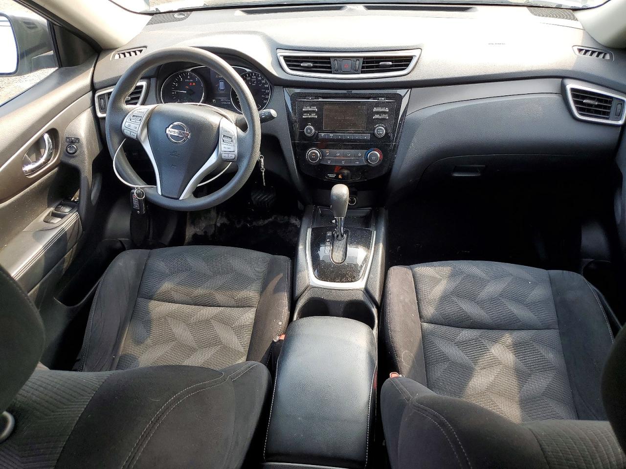 2014 Nissan Rogue S Silver vin: 5N1AT2MT7EC863925