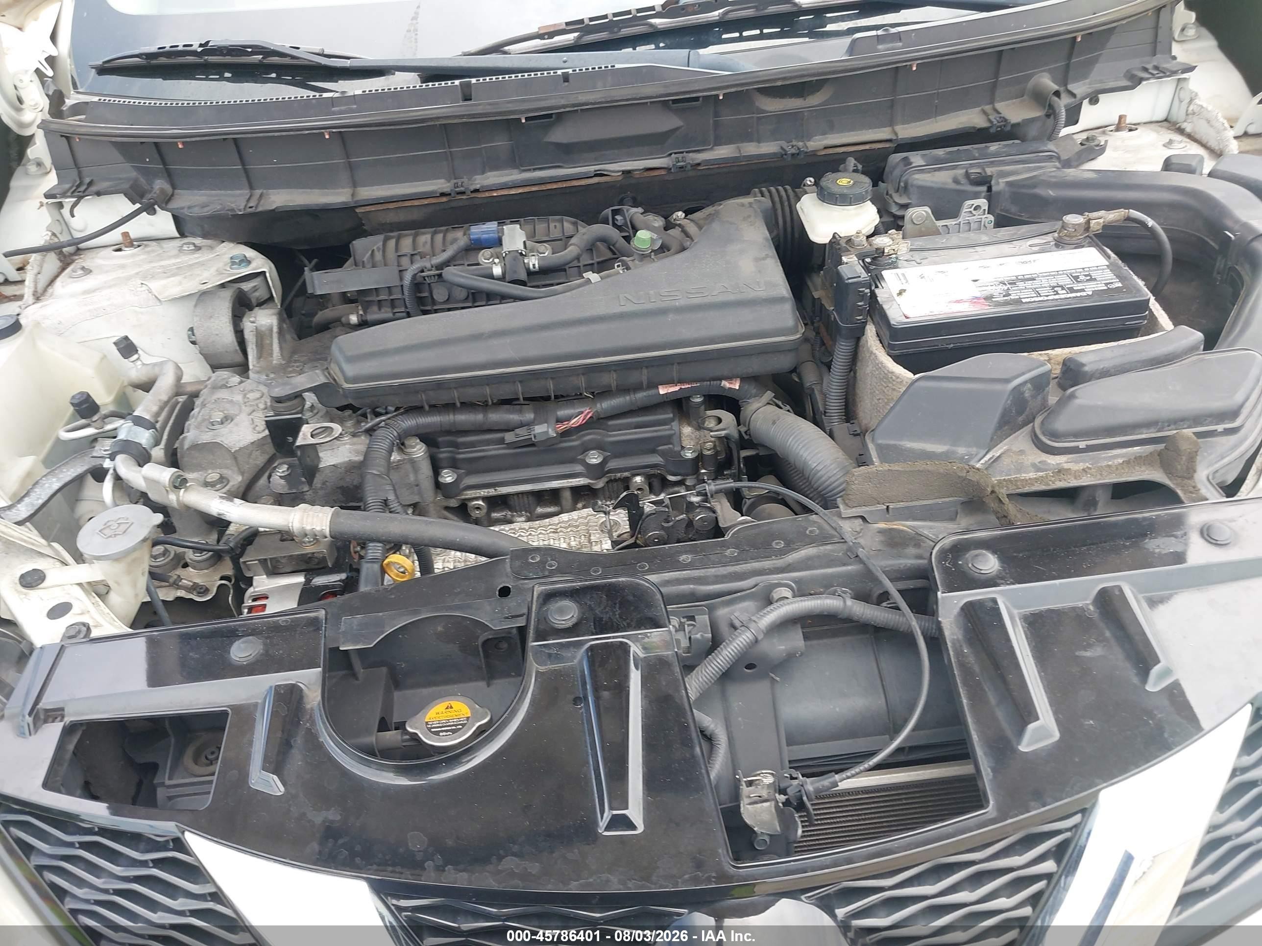 2014 Nissan Rogue Sl White vin: 5N1AT2MT7EC866355