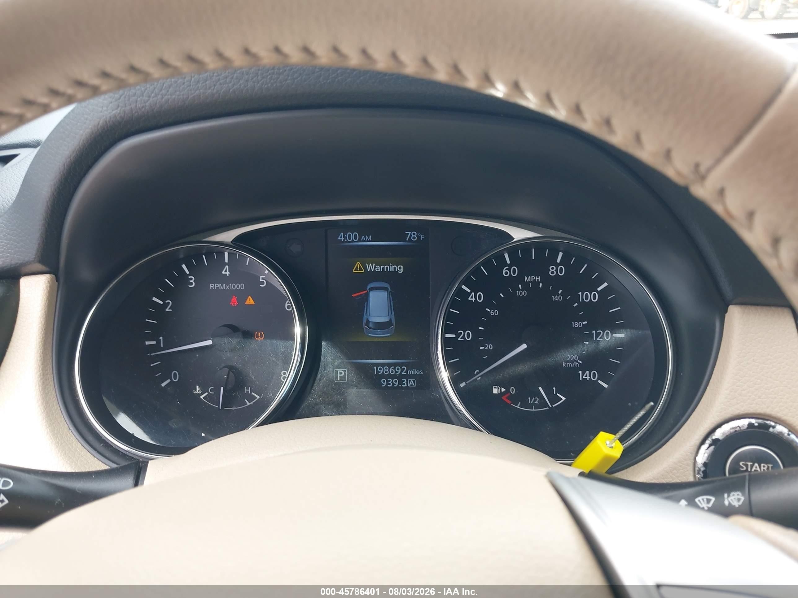 2014 Nissan Rogue Sl White vin: 5N1AT2MT7EC866355