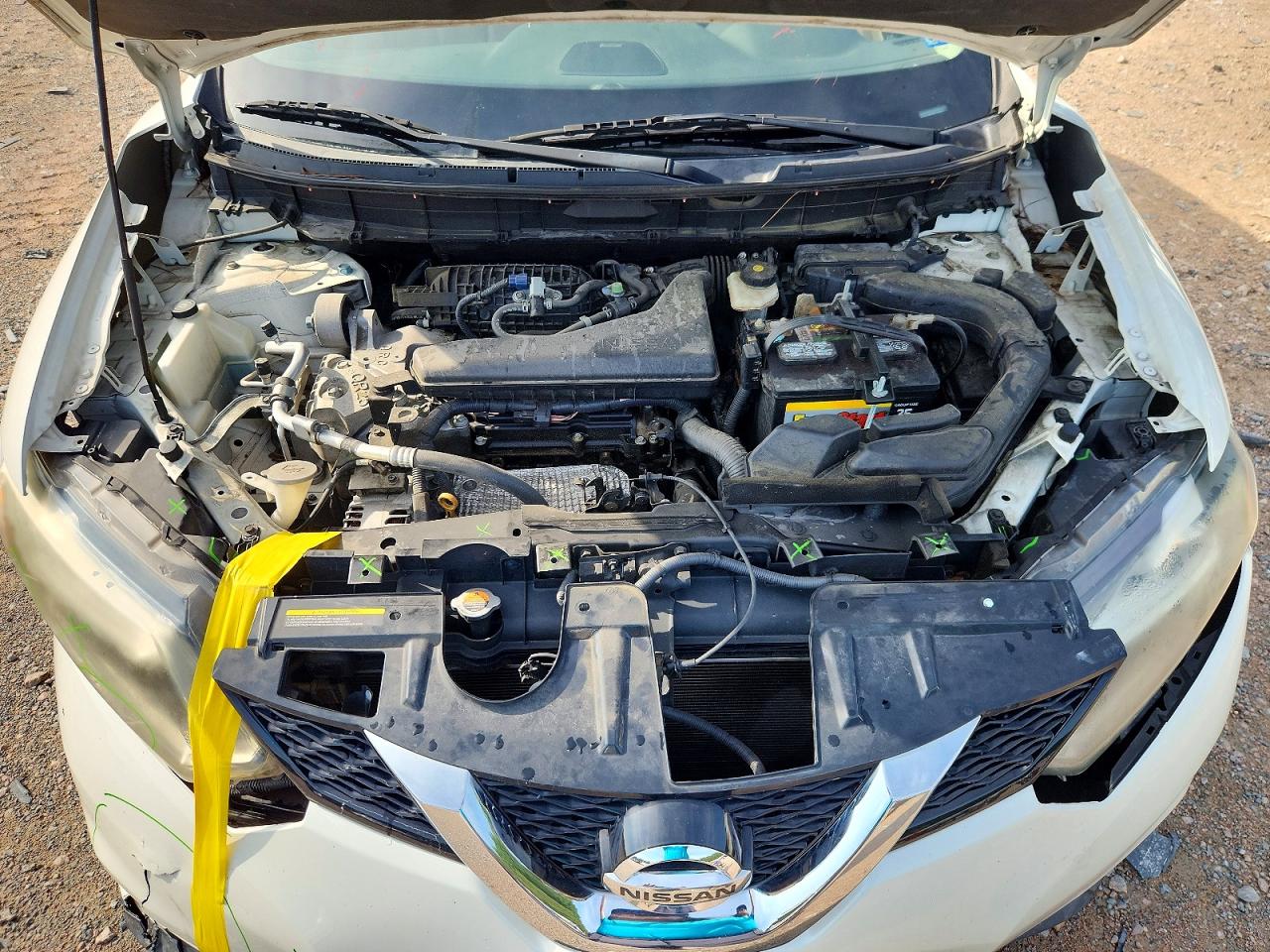 2015 Nissan Rogue Sl White vin: 5N1AT2MT7FC754933