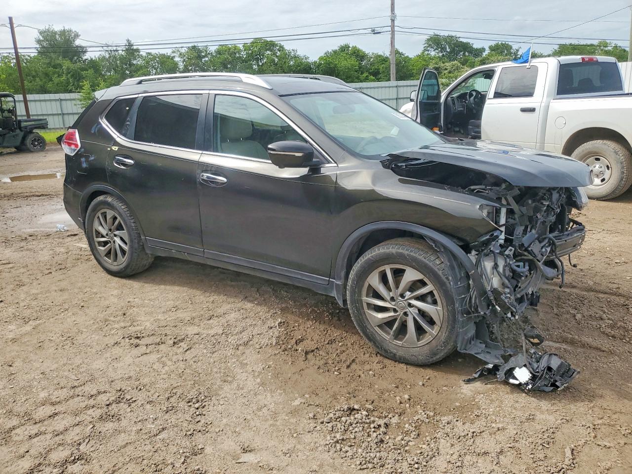 2015 Nissan Rogue Sl Charcoal vin: 5N1AT2MT7FC759002