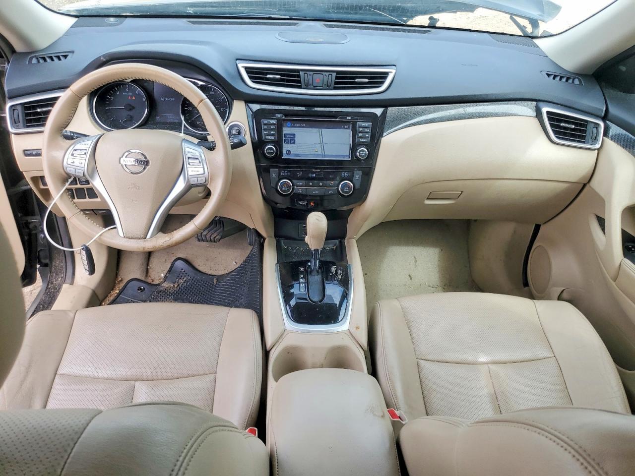 2015 Nissan Rogue Sl Charcoal vin: 5N1AT2MT7FC759002