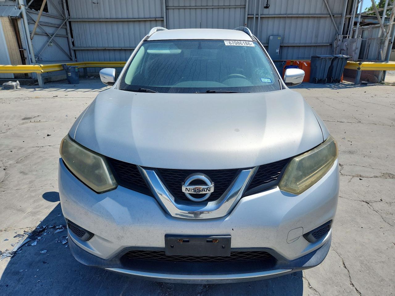 2015 Nissan Rogue Sv Silver vin: 5N1AT2MT7FC799127