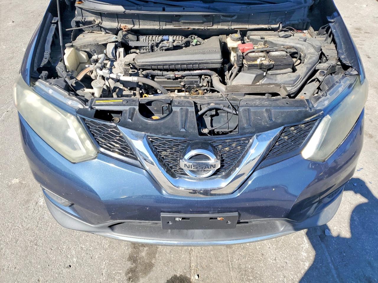 2015 Nissan Rogue Sv Серый vin: 5N1AT2MT7FC826231