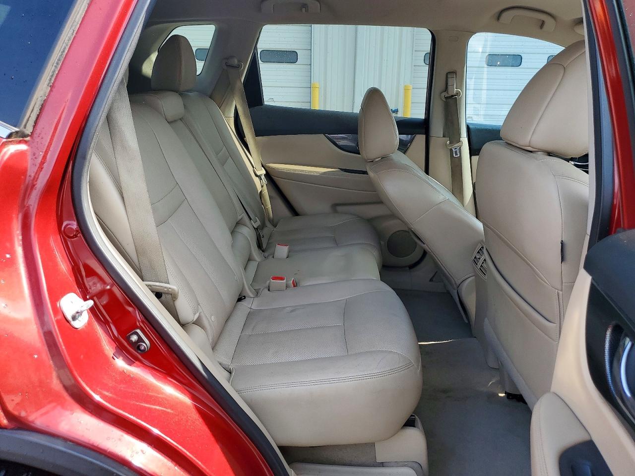 2015 Nissan Rogue Sl Бордовый vin: 5N1AT2MT7FC828951