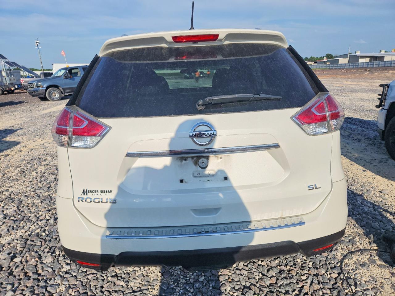 2015 Nissan Rogue Sl Белый vin: 5N1AT2MT7FC853073