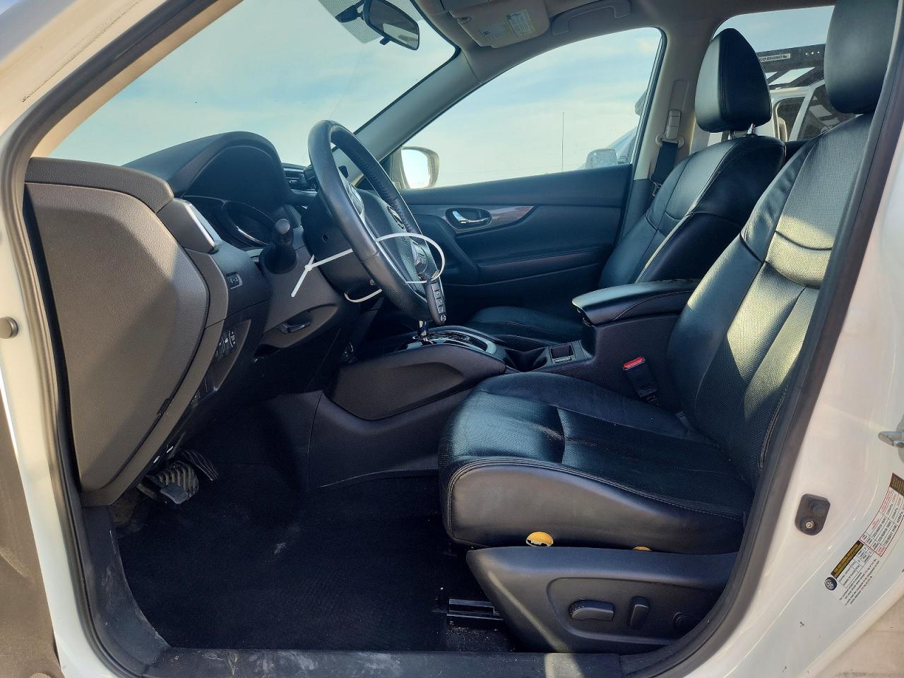 2015 Nissan Rogue Sl Белый vin: 5N1AT2MT7FC853073