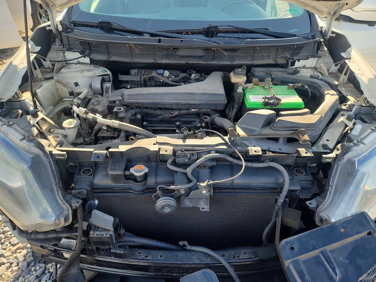 2015 Nissan Rogue Sl Белый vin: 5N1AT2MT7FC853073