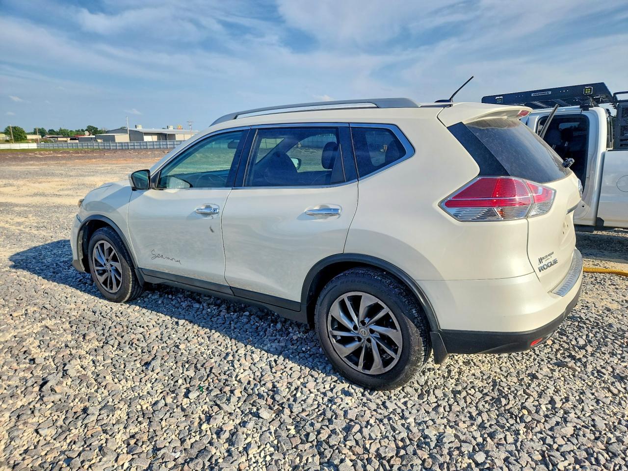 2015 Nissan Rogue Sl Белый vin: 5N1AT2MT7FC853073