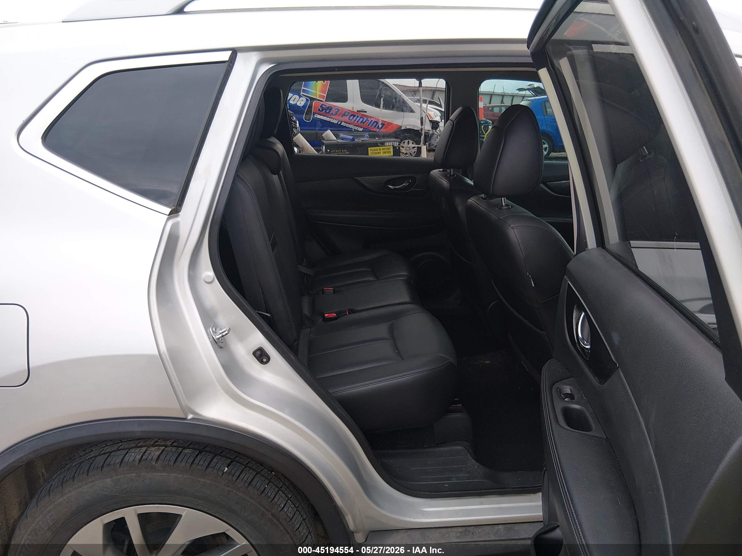 2015 Nissan Rogue Sl Silver vin: 5N1AT2MT7FC855468