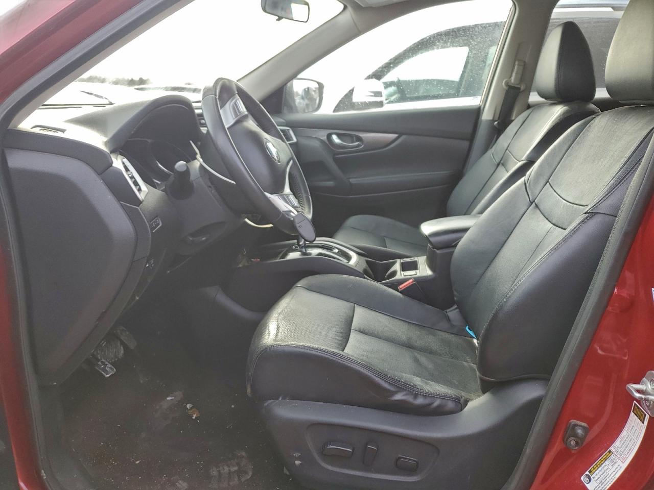 2015 Niss Rogue Sl Red vin: 5N1AT2MT7FC865823