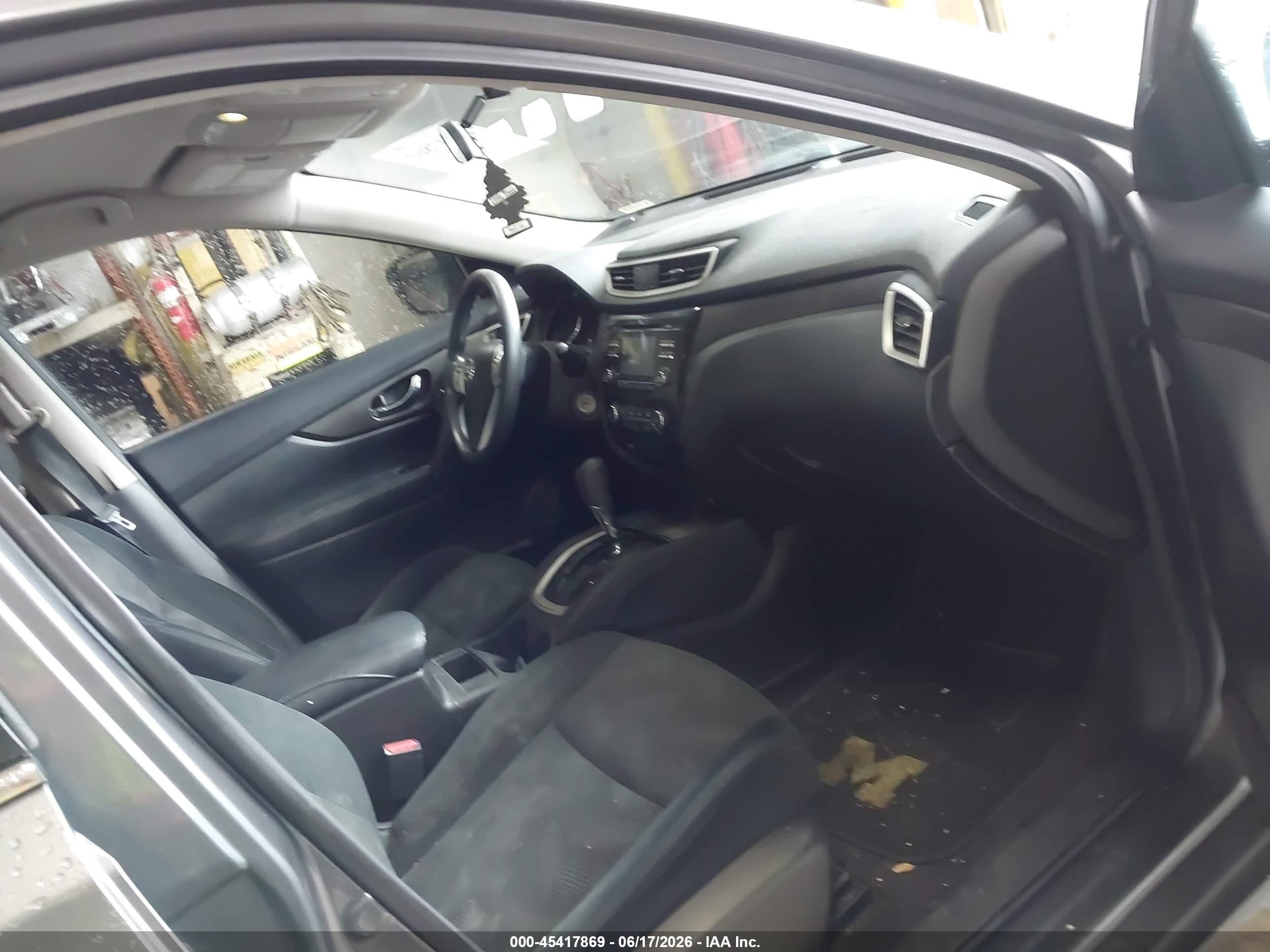 2015 Nissan Rogue S/sl/sv Gray vin: 5N1AT2MT7FC879947