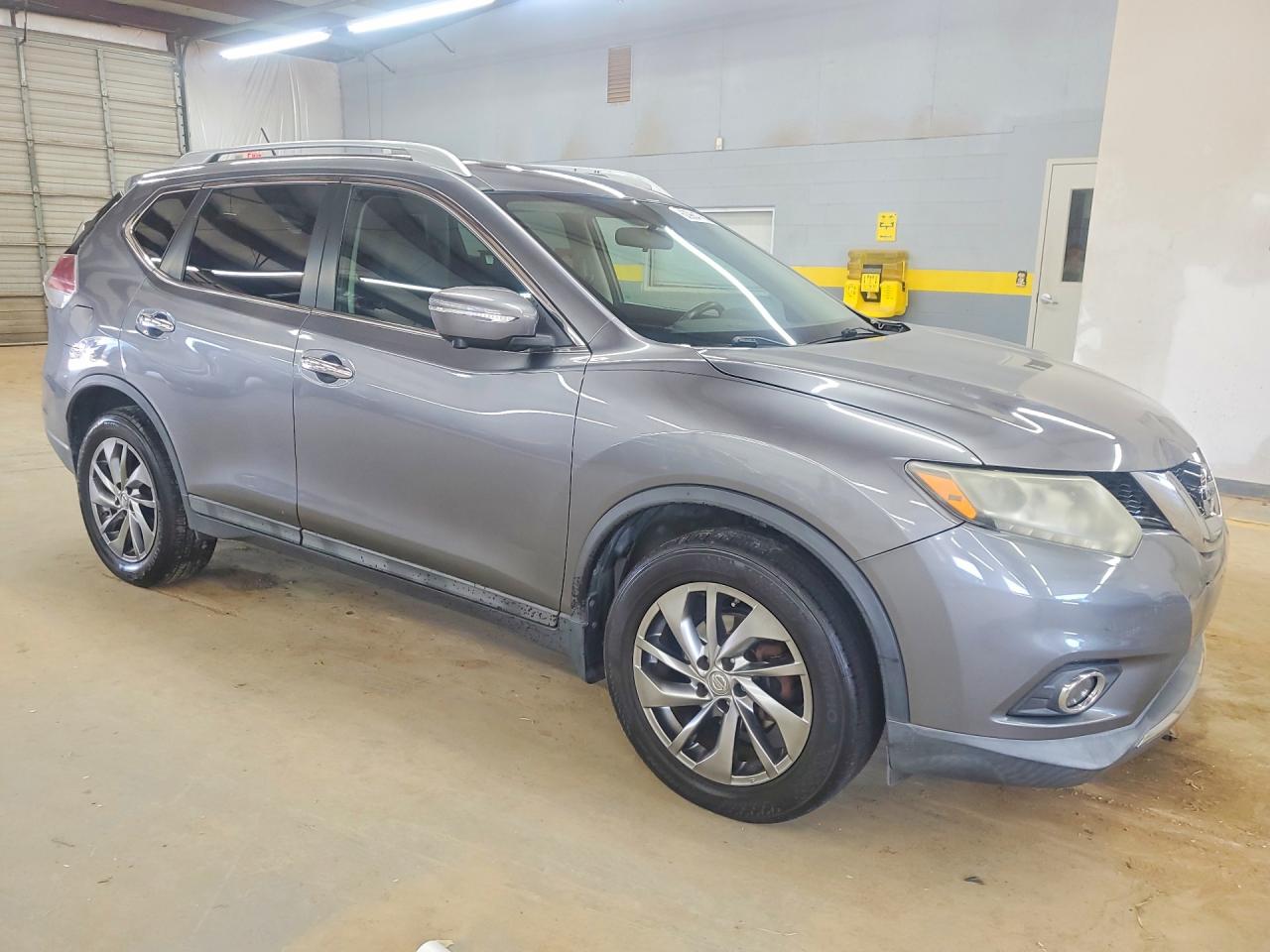 2015 Nissan Rogue Sl Gray vin: 5N1AT2MT7FC882945