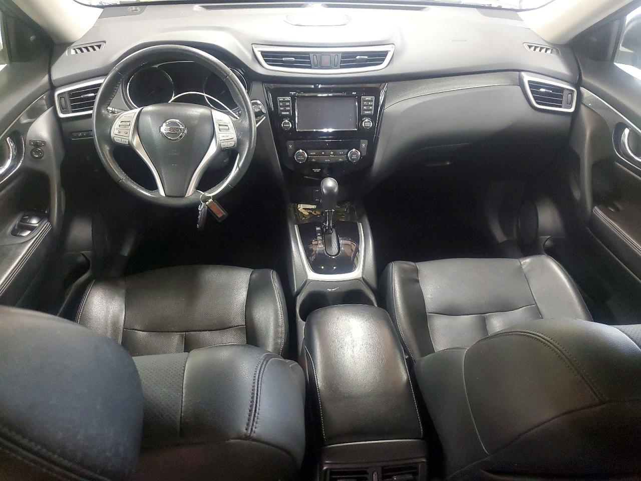 2015 Nissan Rogue Sl Gray vin: 5N1AT2MT7FC882945