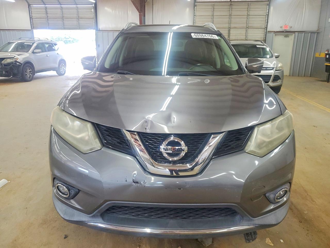 2015 Nissan Rogue Sl Gray vin: 5N1AT2MT7FC882945