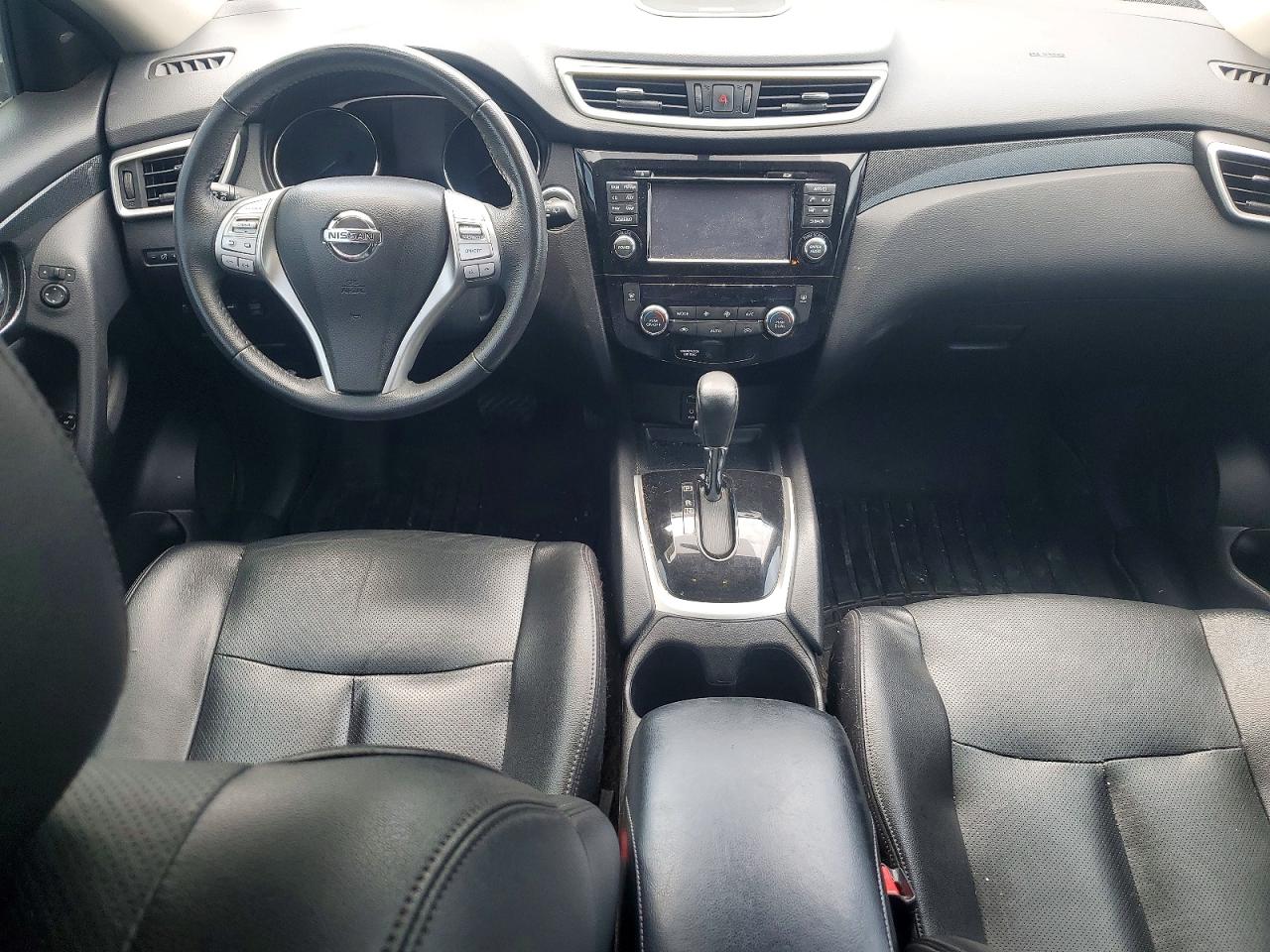 2015 Nissan Rogue Sl Blue vin: 5N1AT2MT7FC887742