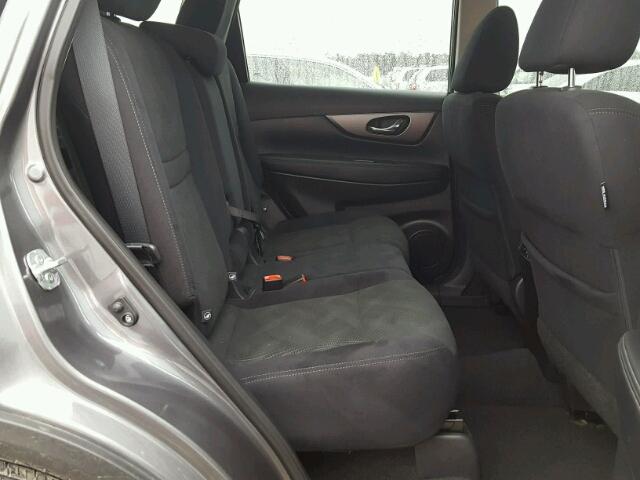 2015 Nissan Rogue S Gray vin: 5N1AT2MT7FC908668