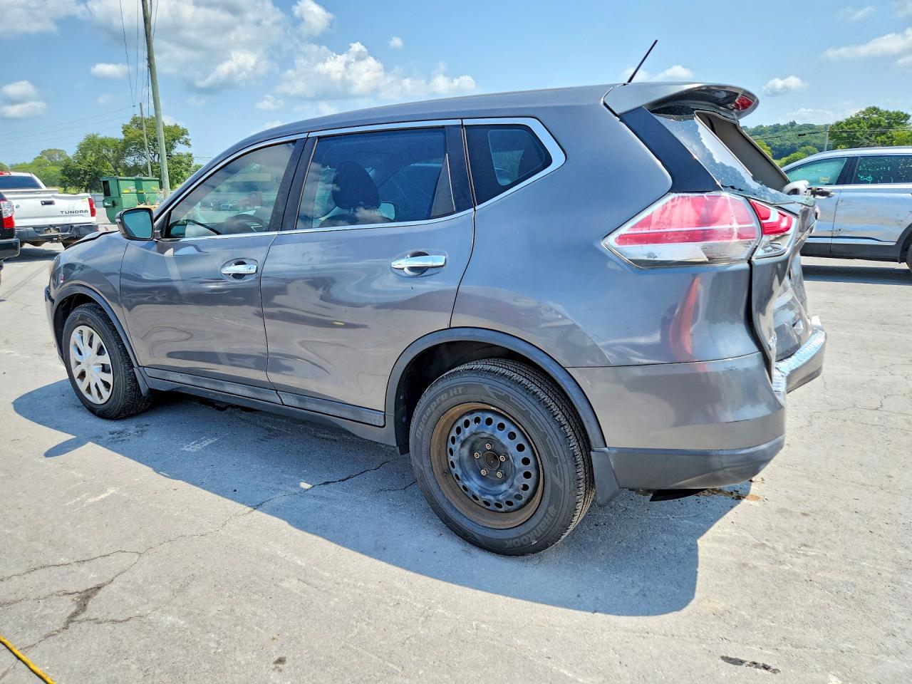 2015 Nissan Rogue S Charcoal vin: 5N1AT2MT7FC908668