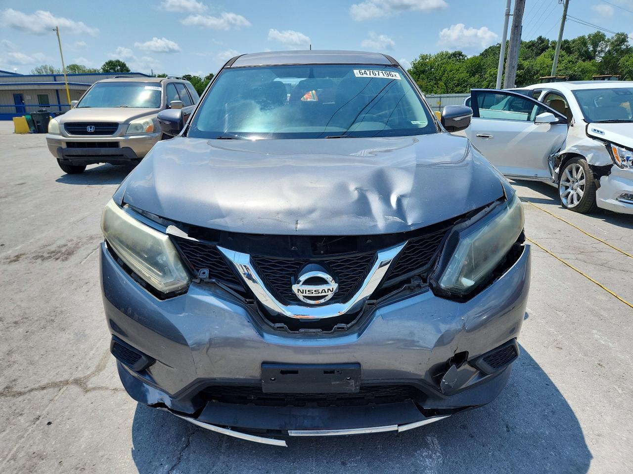 2015 Nissan Rogue S Charcoal vin: 5N1AT2MT7FC908668