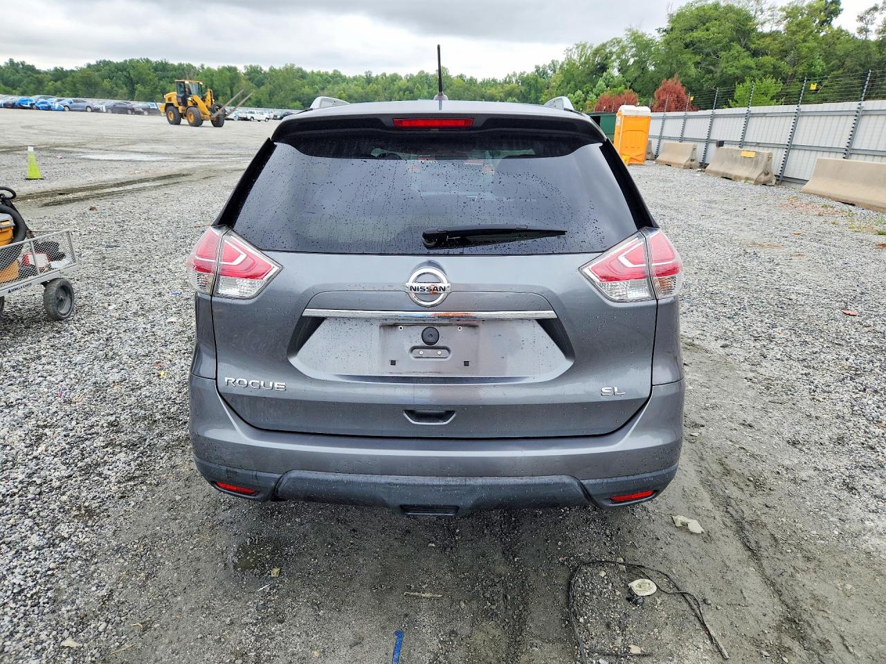 2015 Nissan Rogue Sl Gray vin: 5N1AT2MT7FC915359