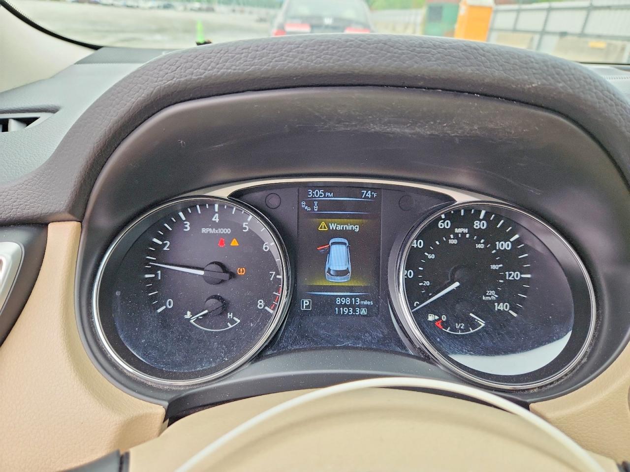 2015 Nissan Rogue Sl Gray vin: 5N1AT2MT7FC915359