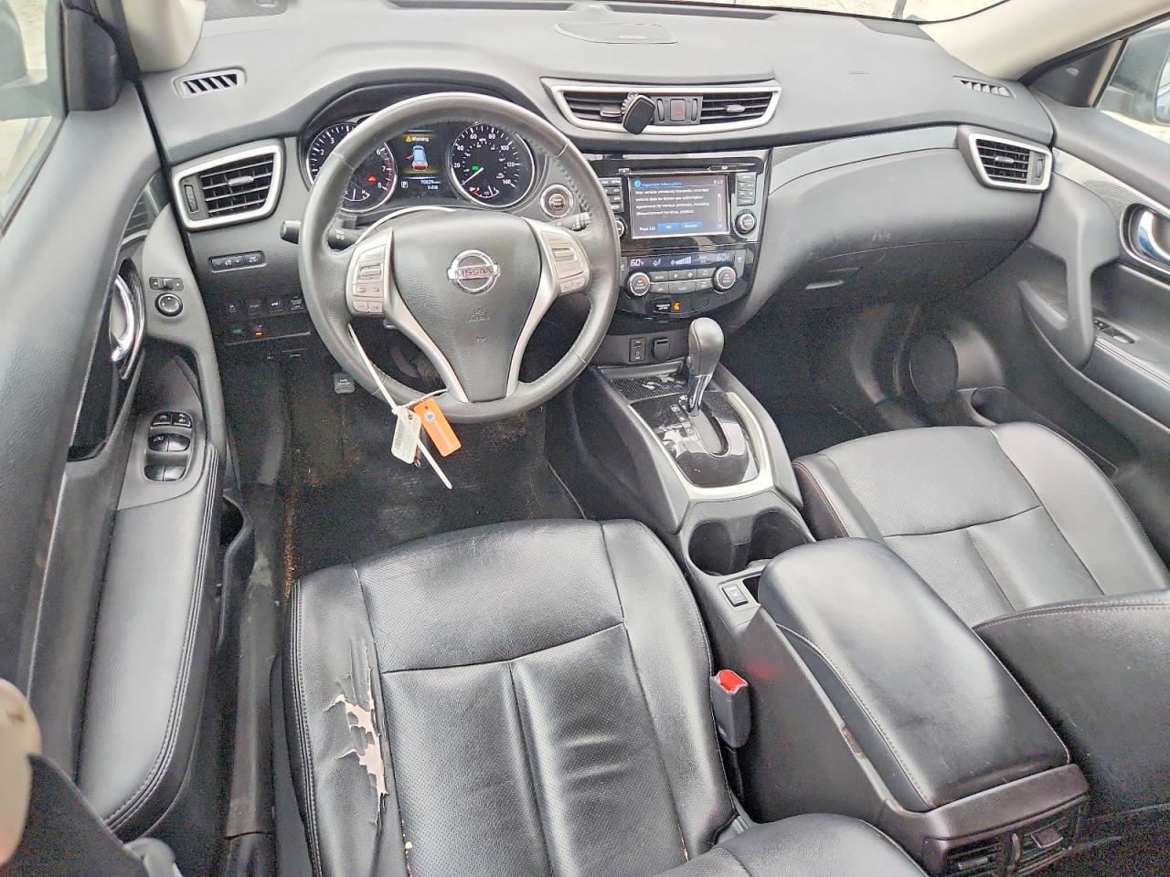 2016 Nissan Rogue Sl Blue vin: 5N1AT2MT7GC773905