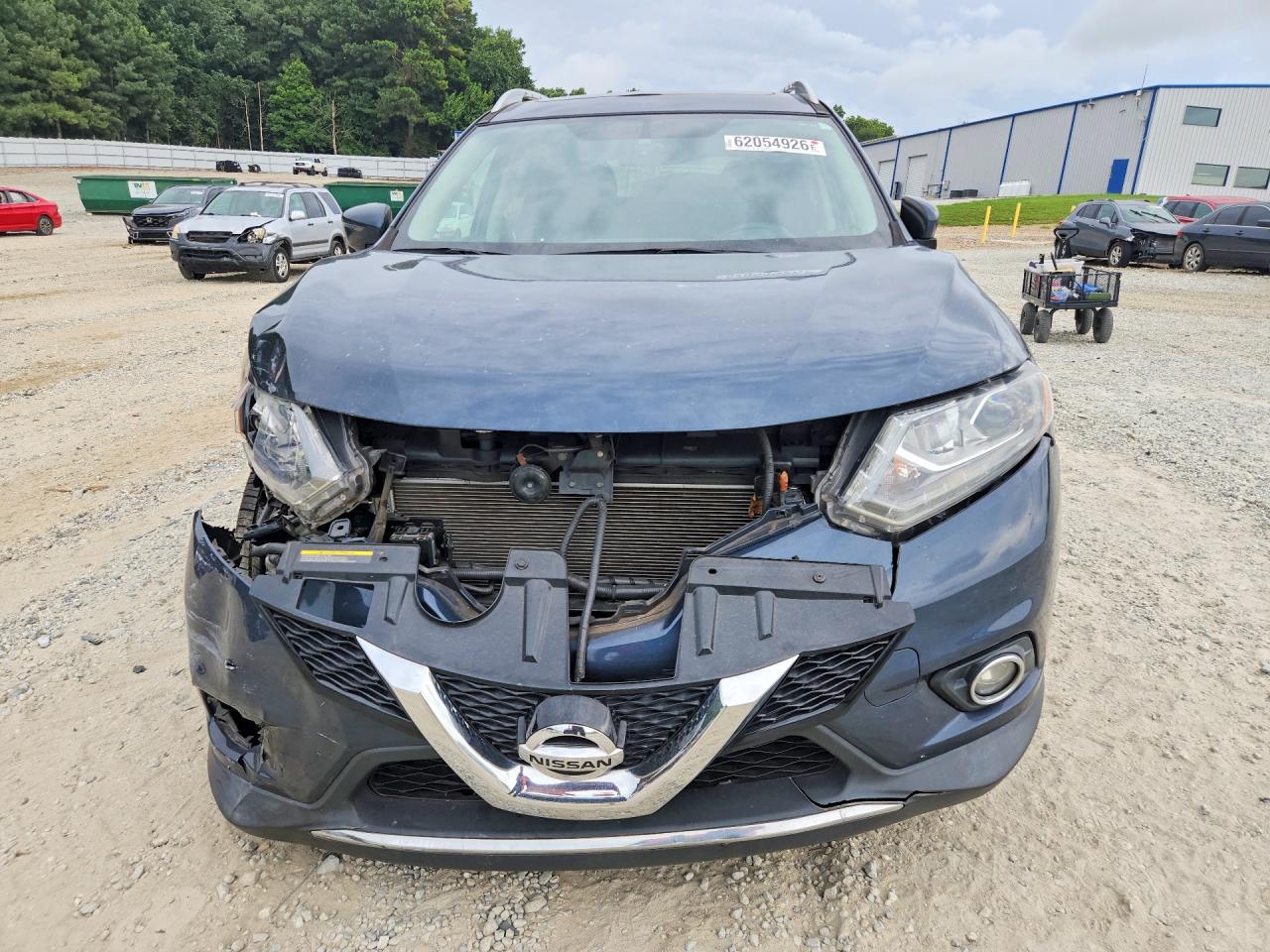 2016 Nissan Rogue Sl Blue vin: 5N1AT2MT7GC773905