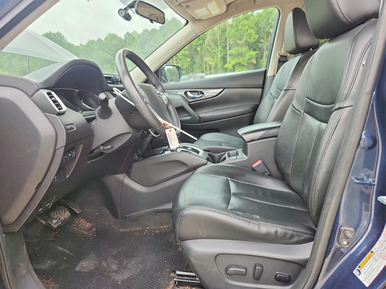 2016 Nissan Rogue Sl Blue vin: 5N1AT2MT7GC773905