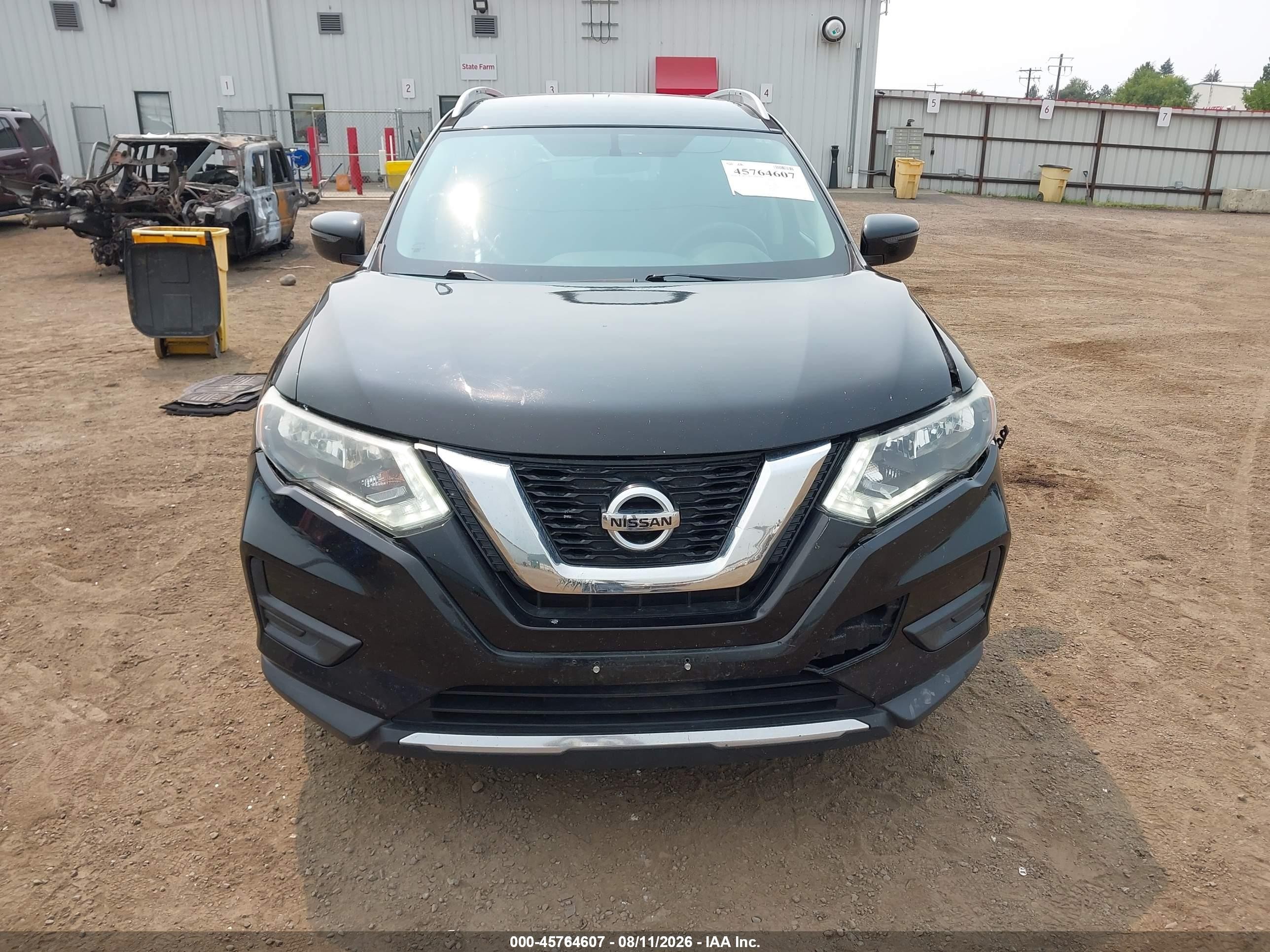 2017 Nissan Rogue Sv Black vin: 5N1AT2MT7HC816639