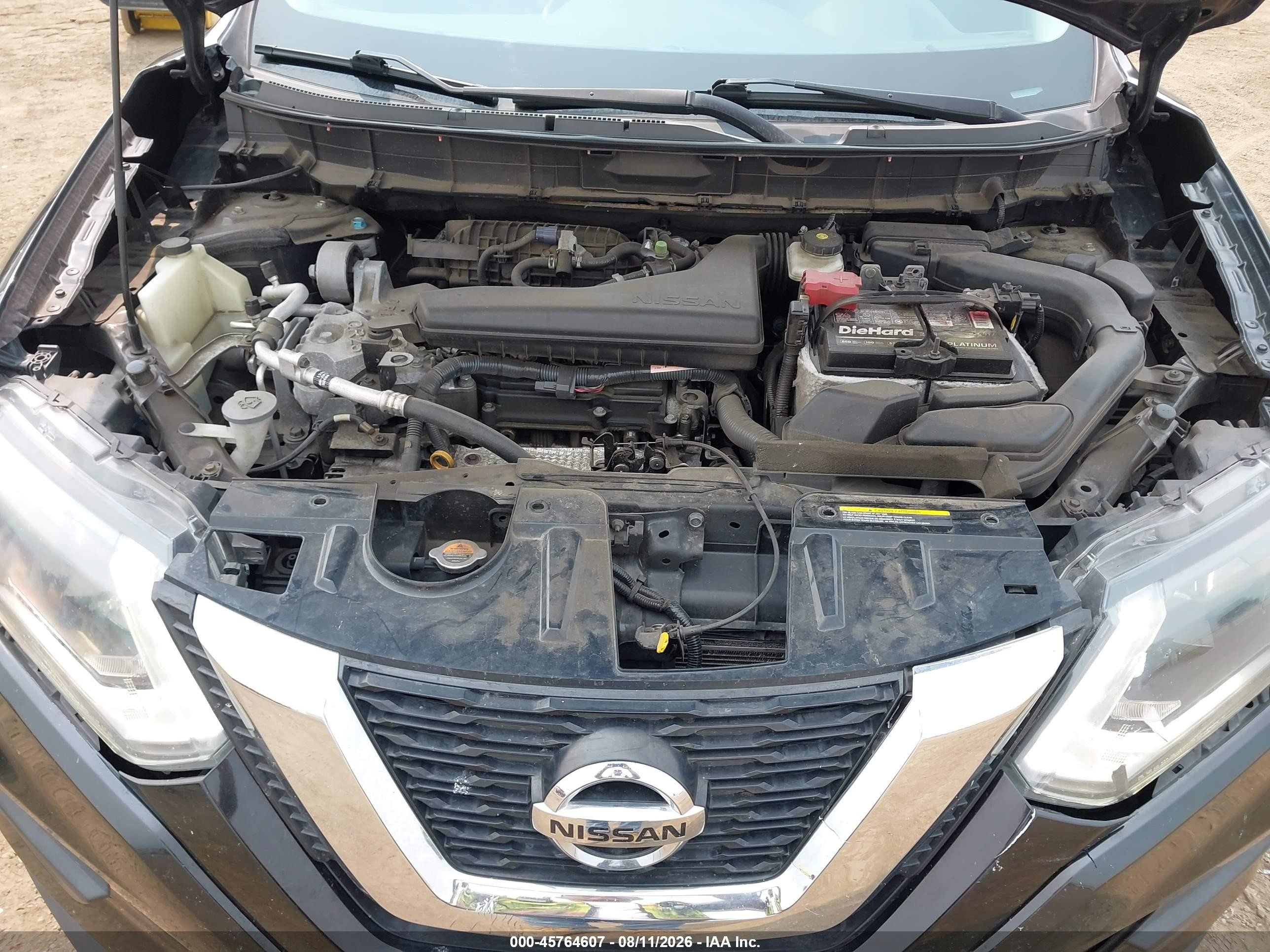 2017 Nissan Rogue Sv Black vin: 5N1AT2MT7HC816639