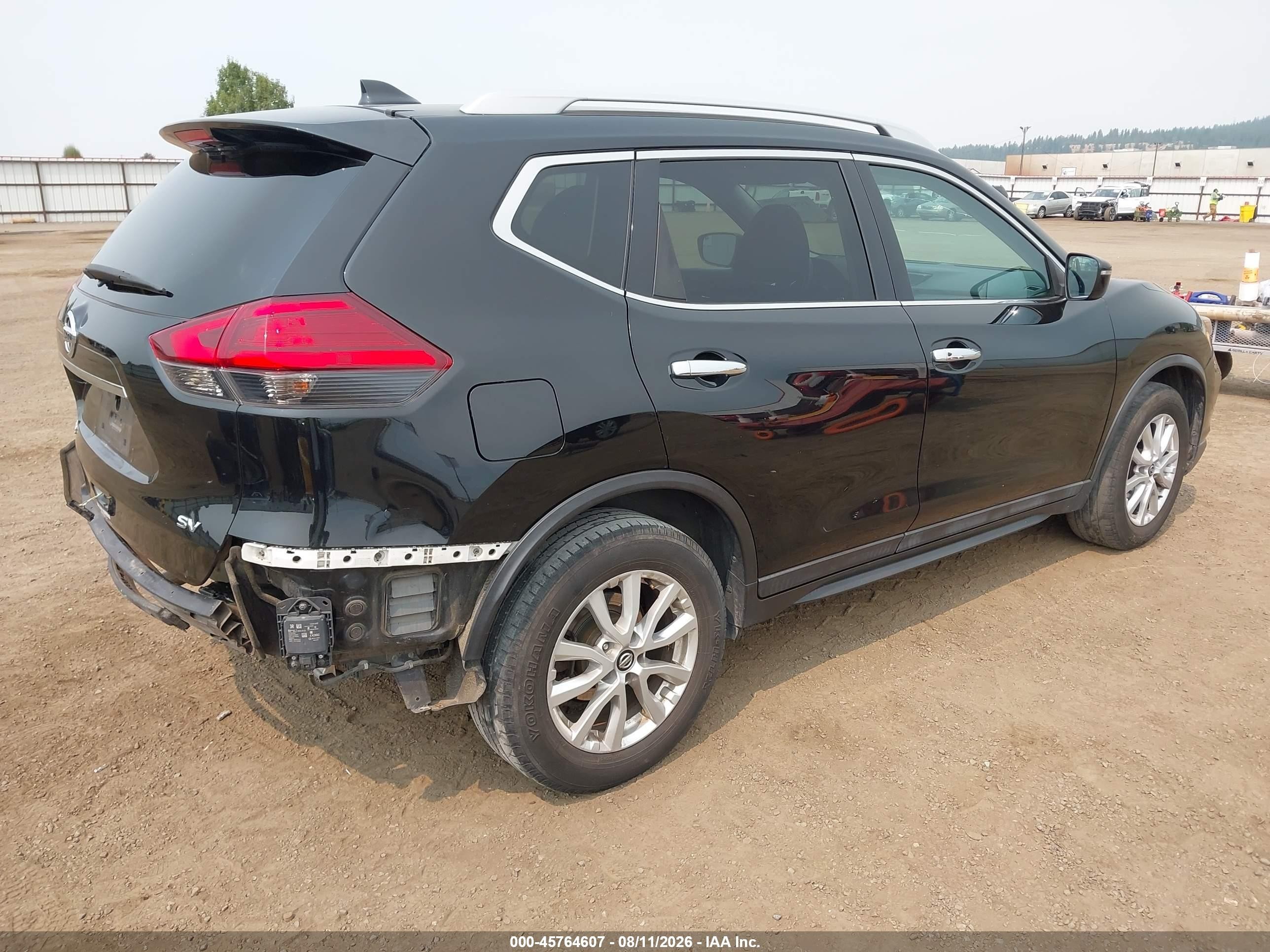2017 Nissan Rogue Sv Black vin: 5N1AT2MT7HC816639