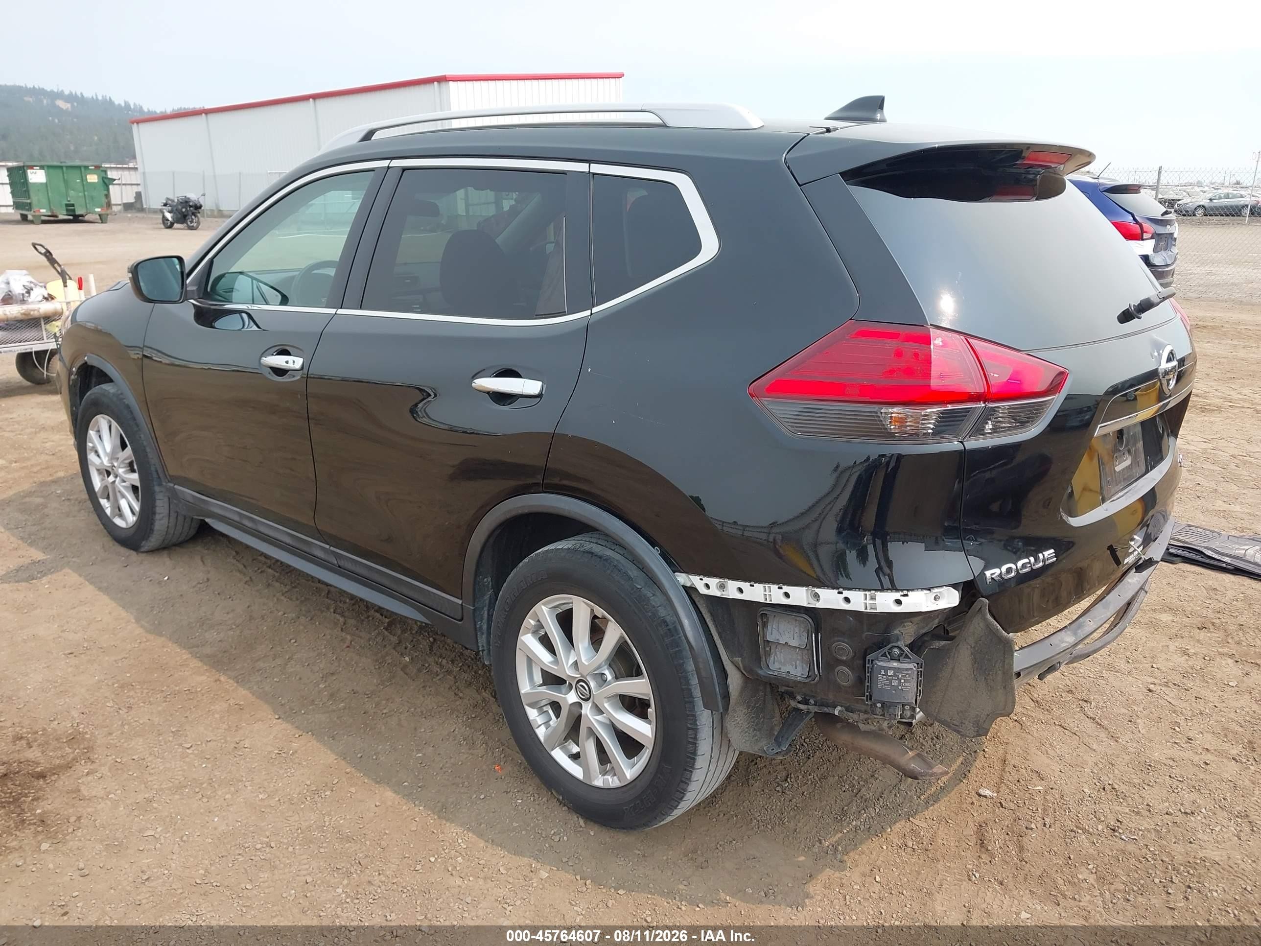 2017 Nissan Rogue Sv Black vin: 5N1AT2MT7HC816639