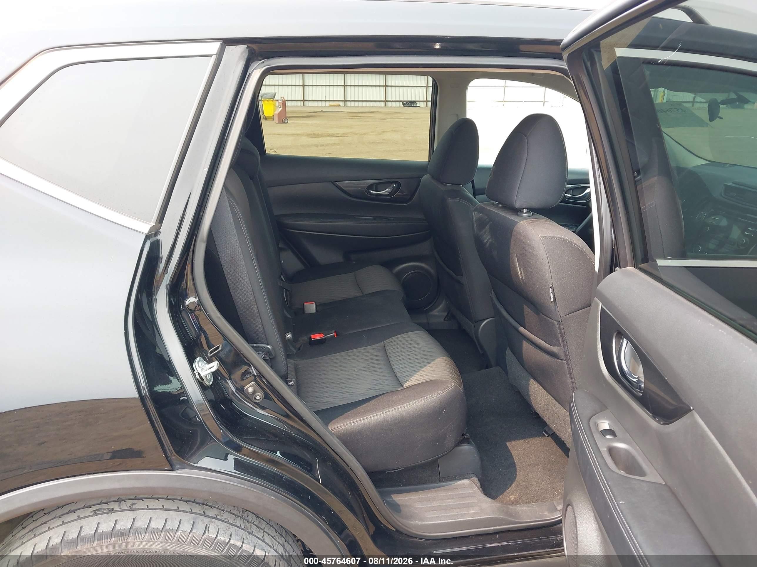 2017 Nissan Rogue Sv Black vin: 5N1AT2MT7HC816639
