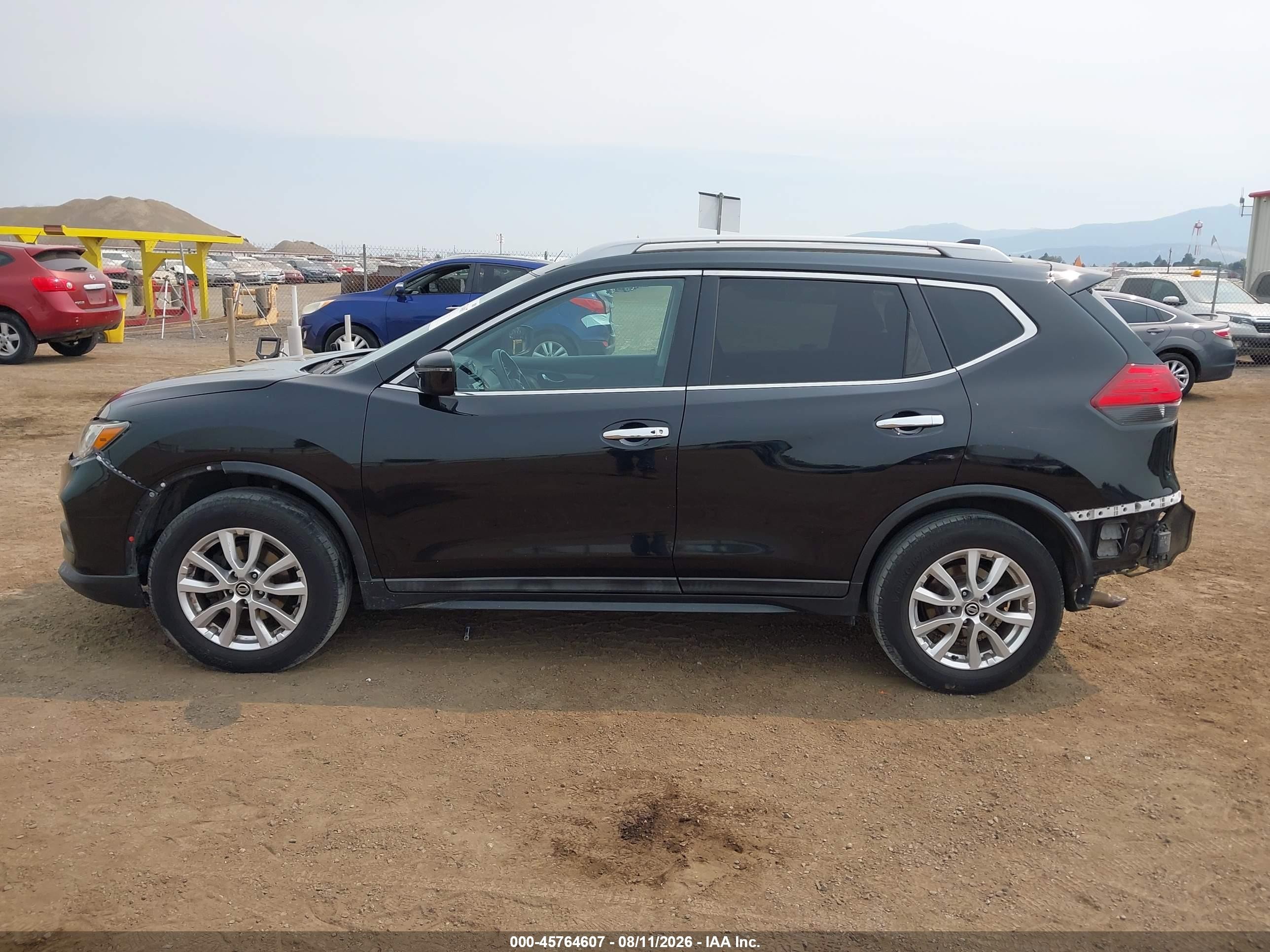 2017 Nissan Rogue Sv Black vin: 5N1AT2MT7HC816639