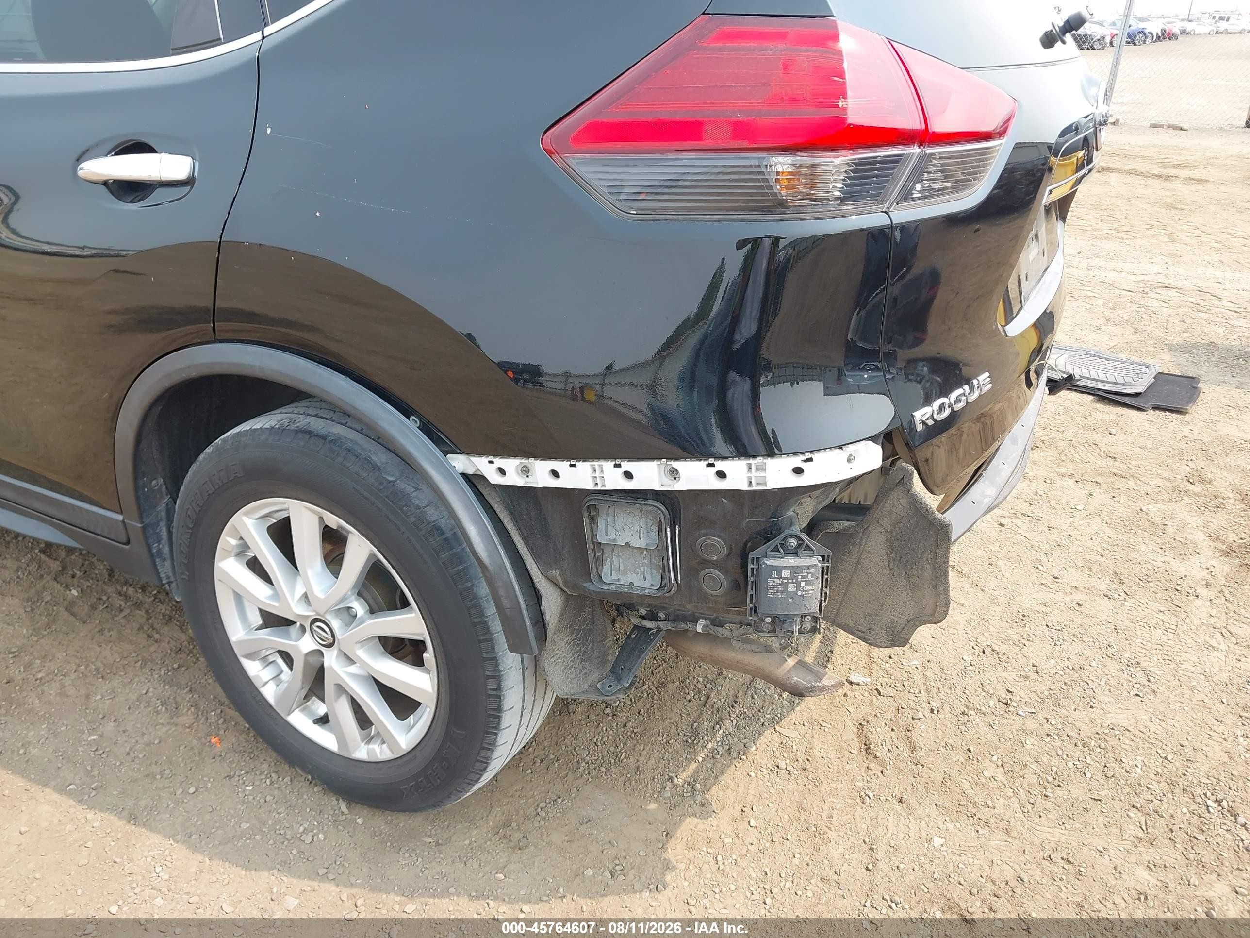 2017 Nissan Rogue Sv Black vin: 5N1AT2MT7HC816639