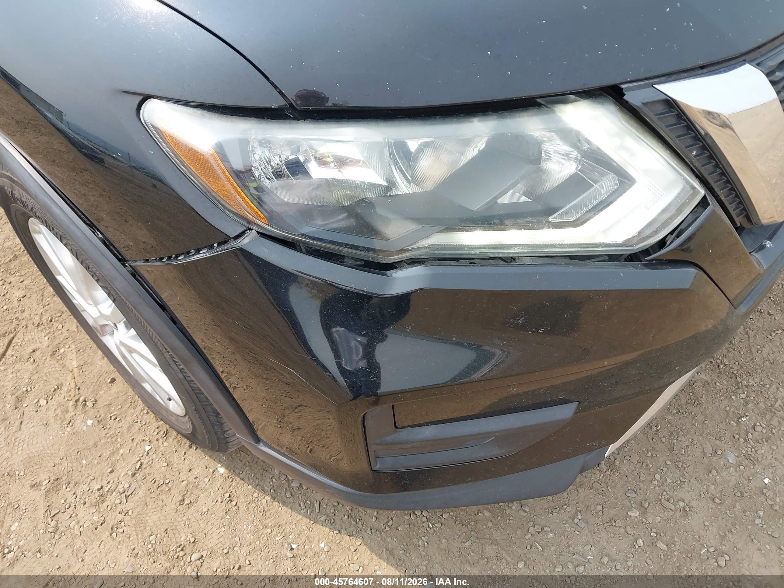 2017 Nissan Rogue Sv Black vin: 5N1AT2MT7HC816639