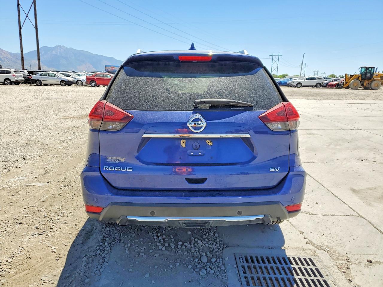 2019 Nissan Rogue Sv Blue vin: 5N1AT2MT7KC701479