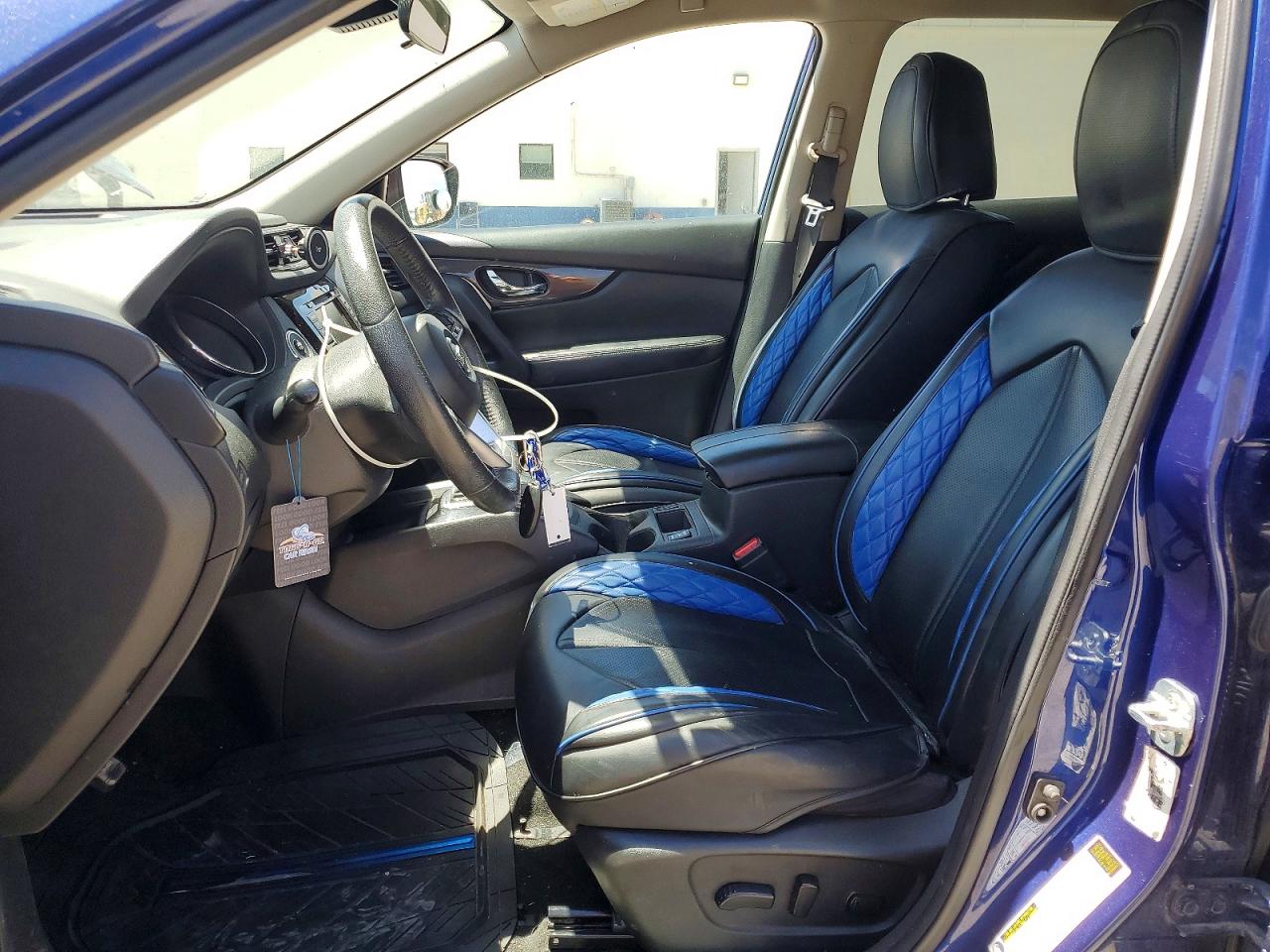2019 Nissan Rogue Sv Blue vin: 5N1AT2MT7KC701479