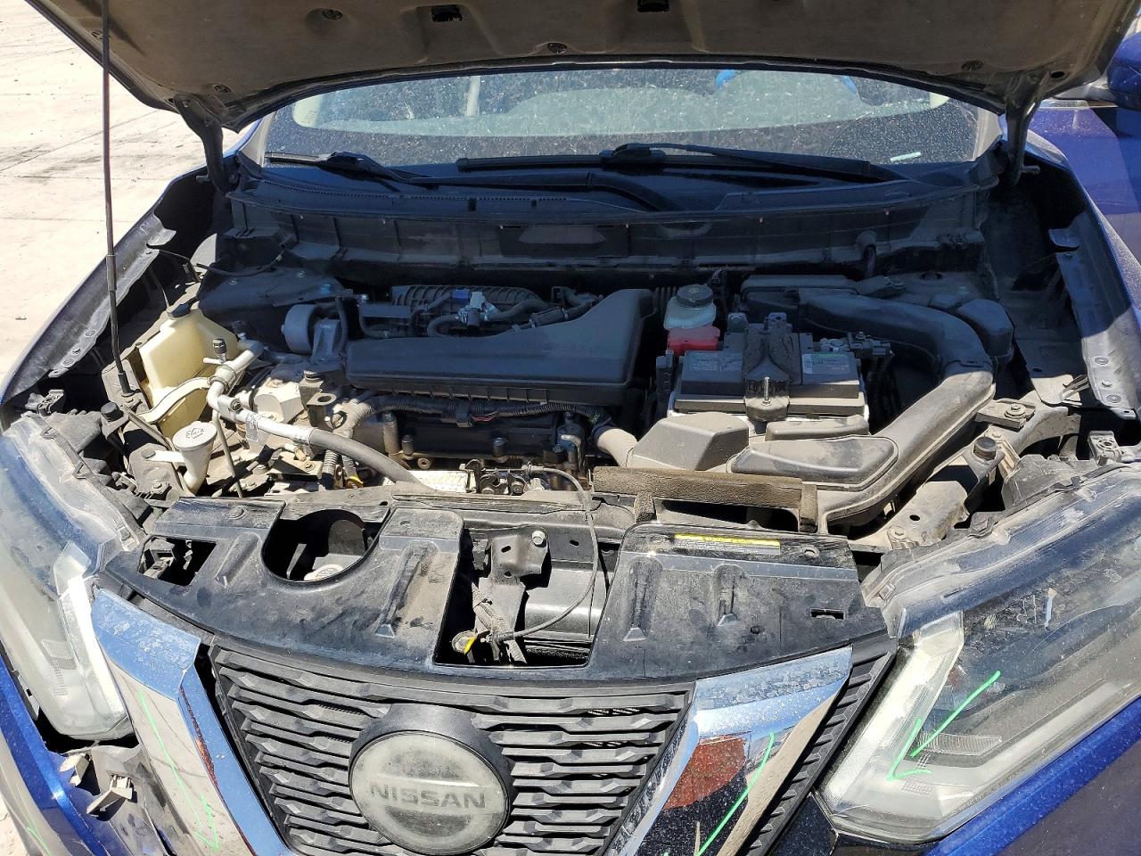 2019 Nissan Rogue Sv Blue vin: 5N1AT2MT7KC701479