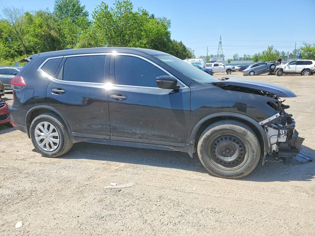2019 Nissan Rogue S Black vin: 5N1AT2MT7KC708786