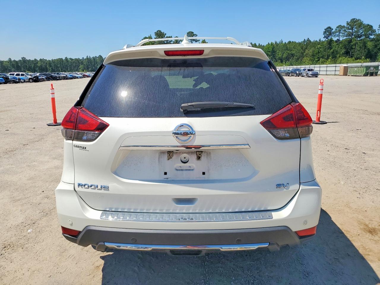 2019 Nissan Rogue Sv White vin: 5N1AT2MT7KC785951