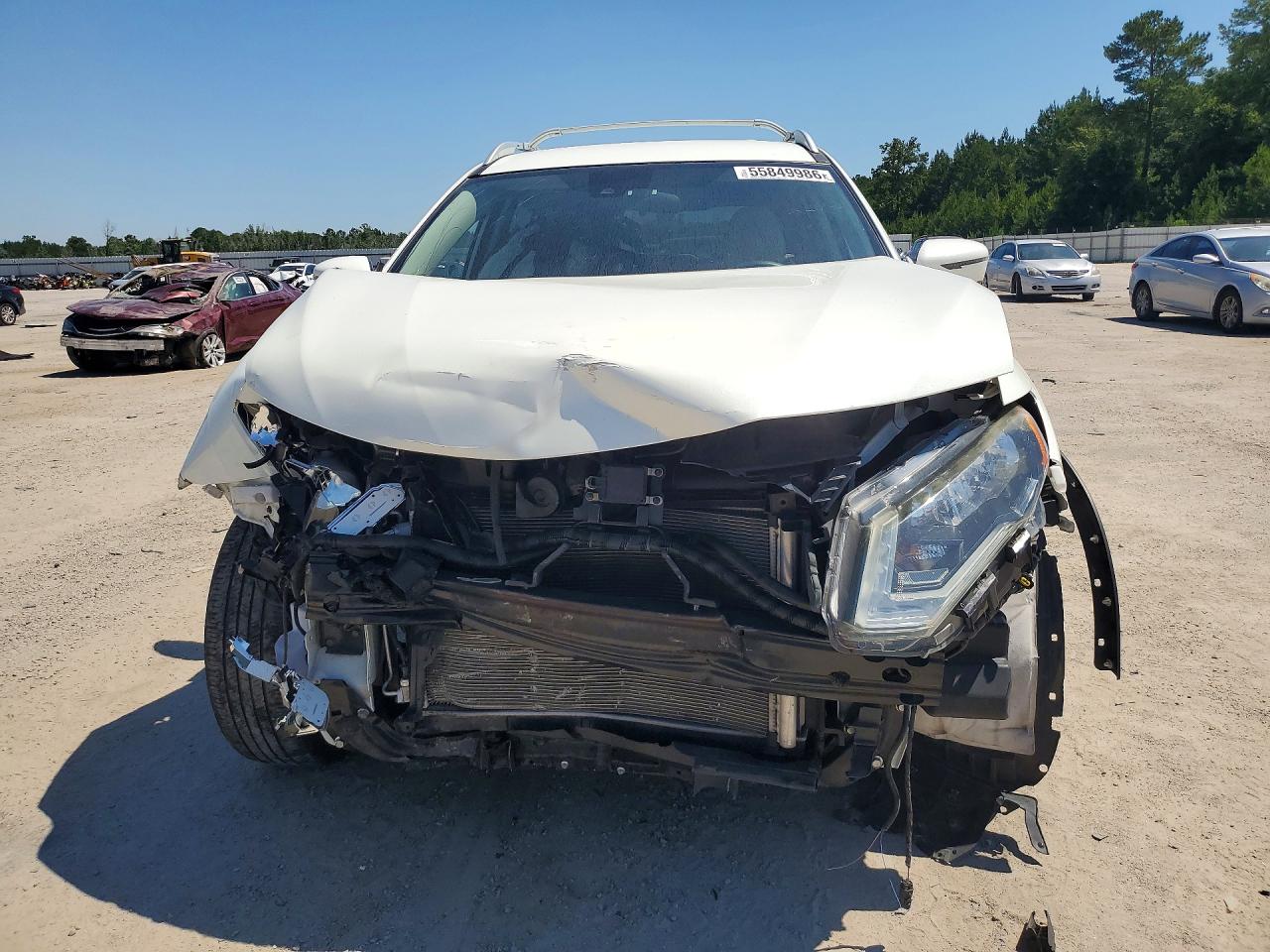2019 Nissan Rogue Sv White vin: 5N1AT2MT7KC785951