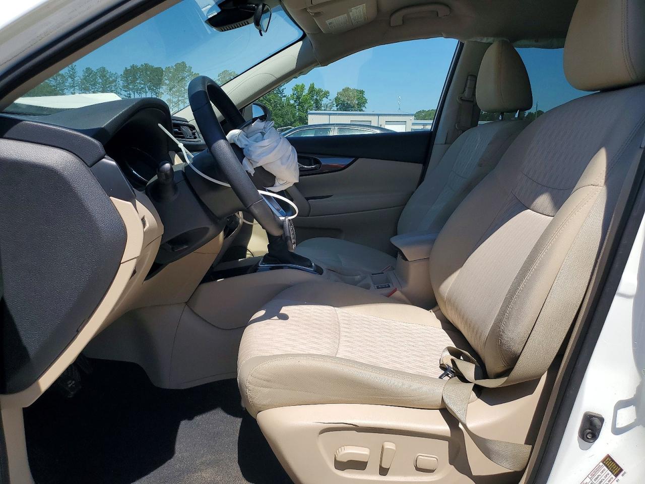 2019 Nissan Rogue Sv White vin: 5N1AT2MT7KC785951