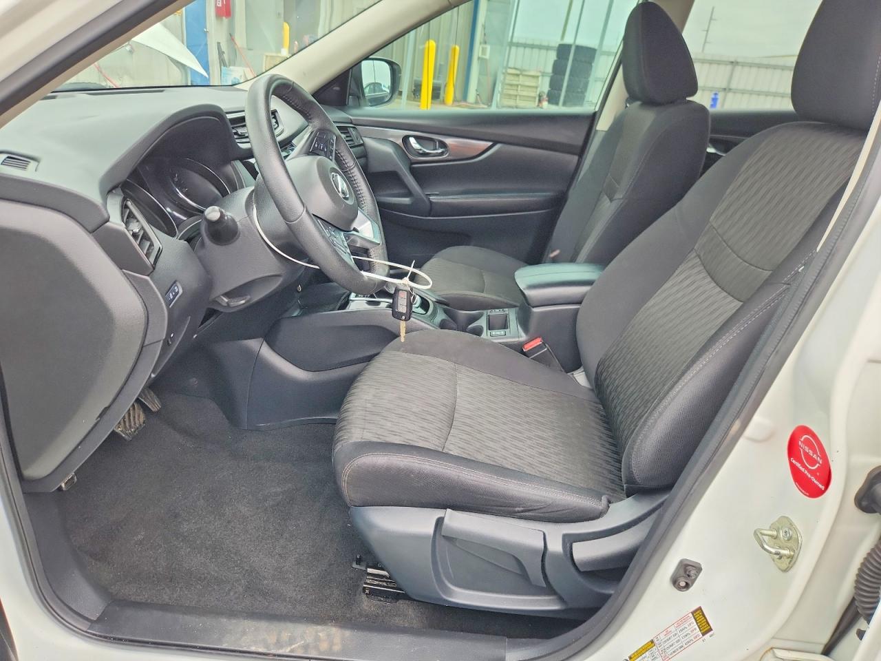 2020 Nissan Rogue S White vin: 5N1AT2MT7LC788138