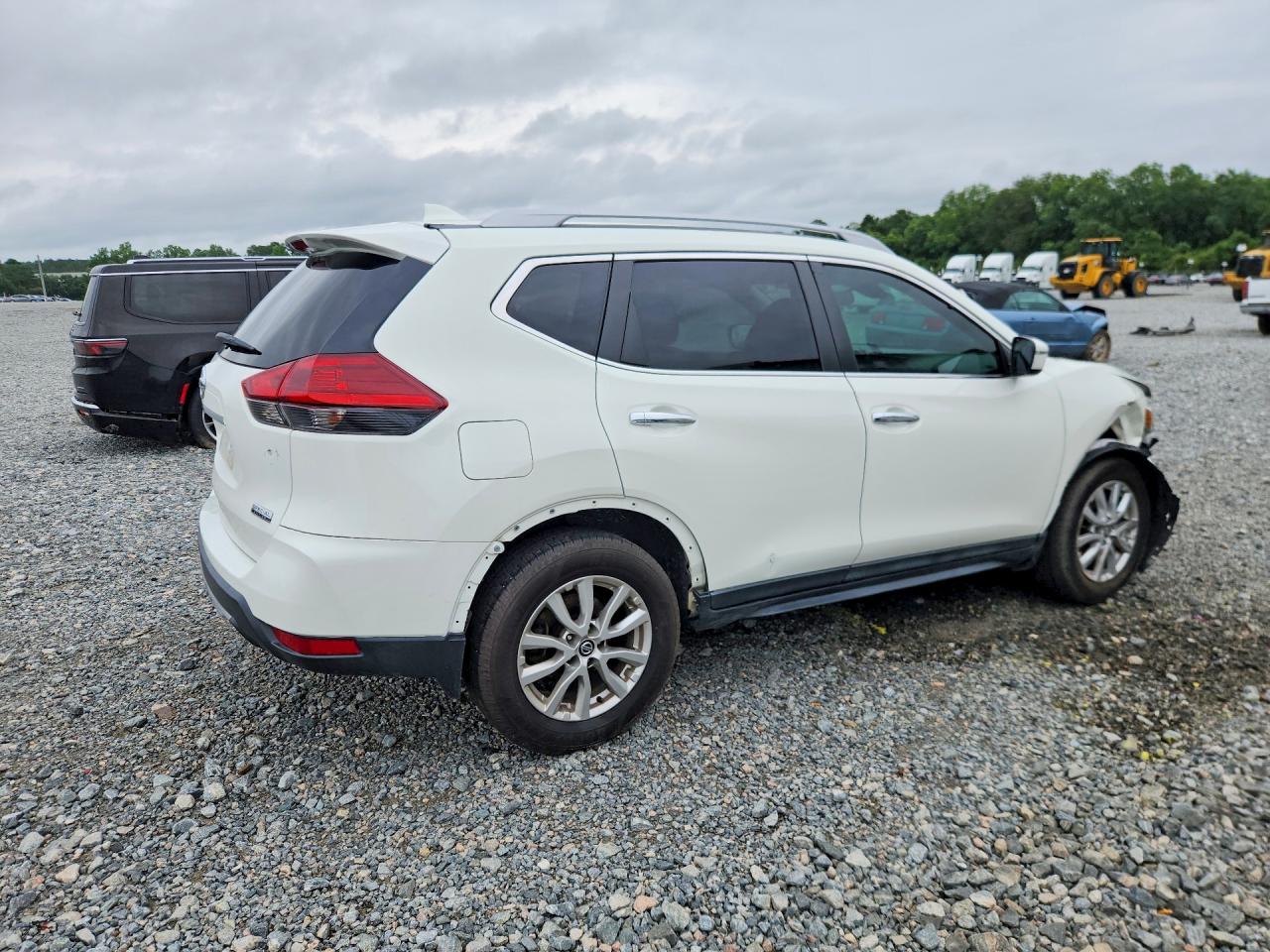 2020 Nissan Rogue S White vin: 5N1AT2MT7LC788138