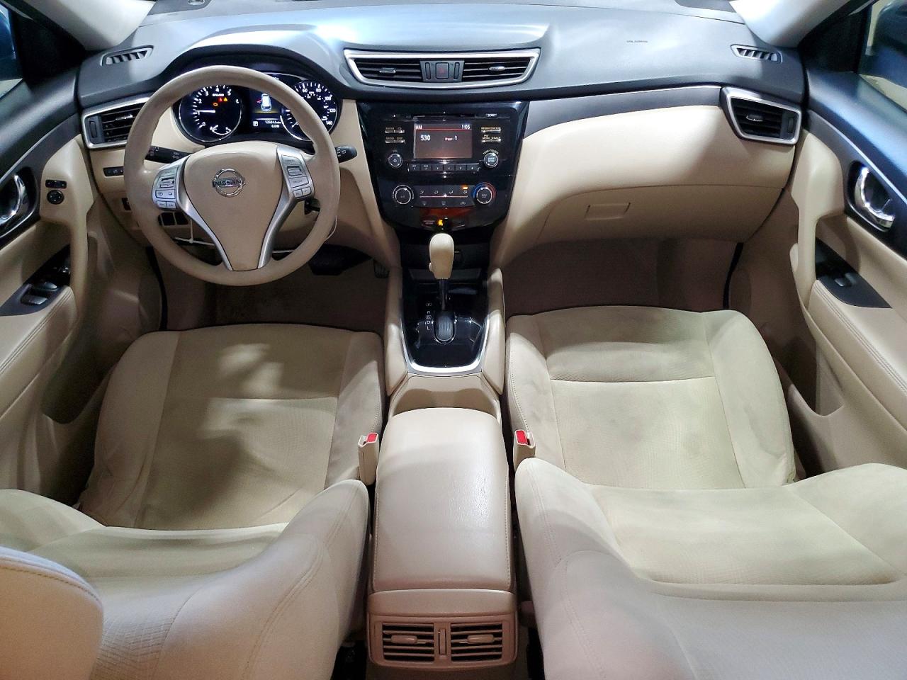 2014 Nissan Rogue S White vin: 5N1AT2MT8EC751750