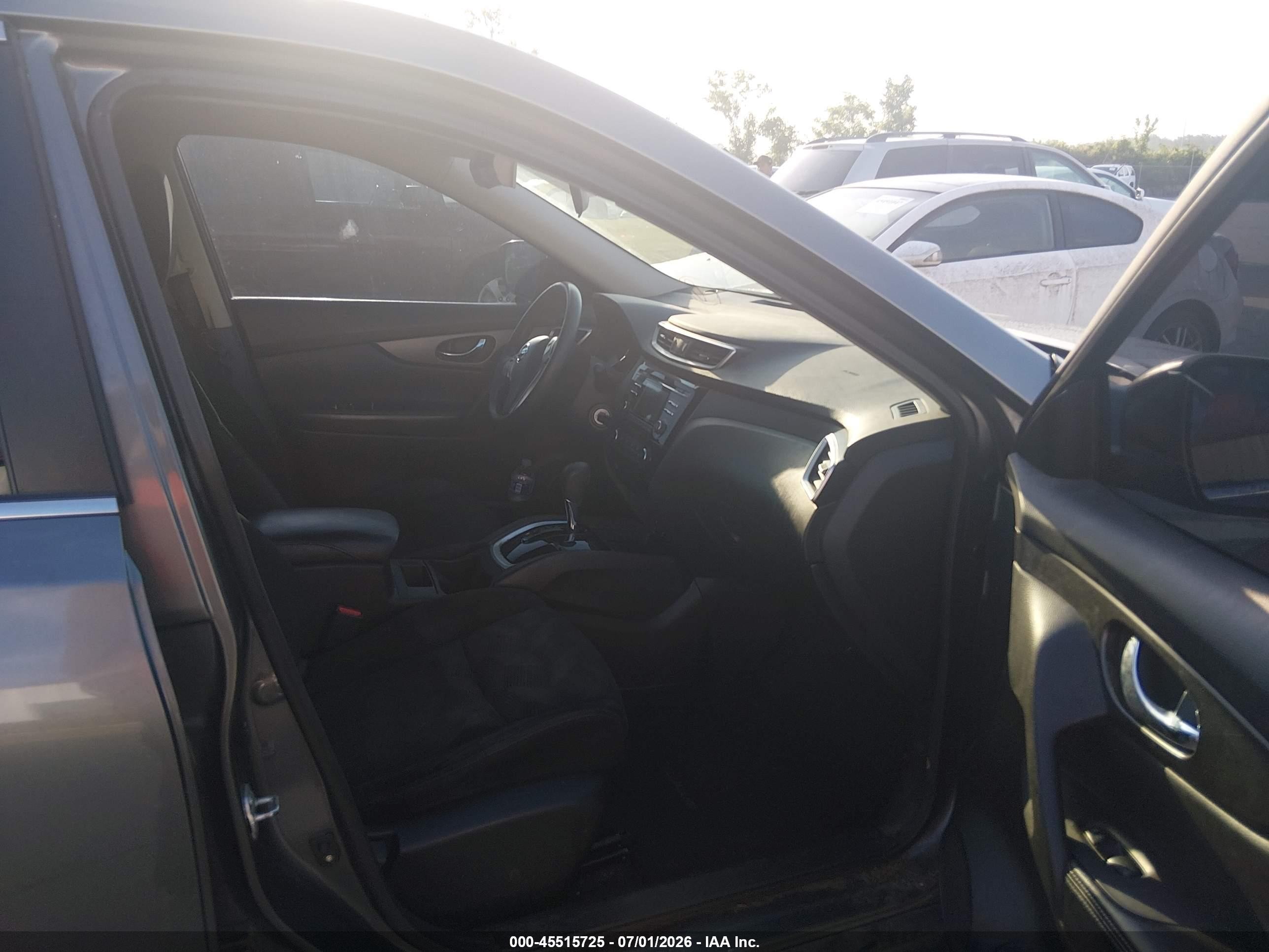 2014 Nissan Rogue S Gray vin: 5N1AT2MT8EC767057