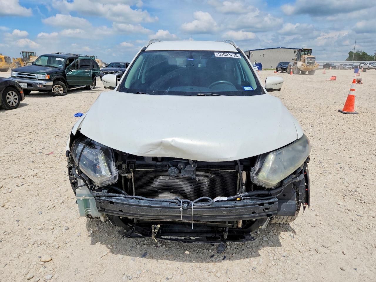 2014 Nissan Rogue Sl White vin: 5N1AT2MT8EC769813